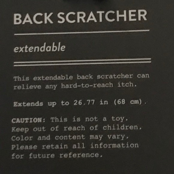Dashing Back Scratcher Extendable New (7.64”-26.77”) - Picture 11 of 16